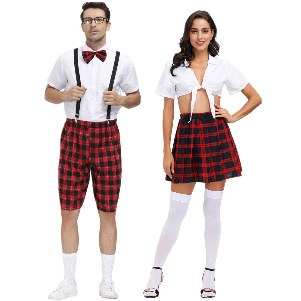 Plaid School Uniform Halloween Costume Set - product image 2