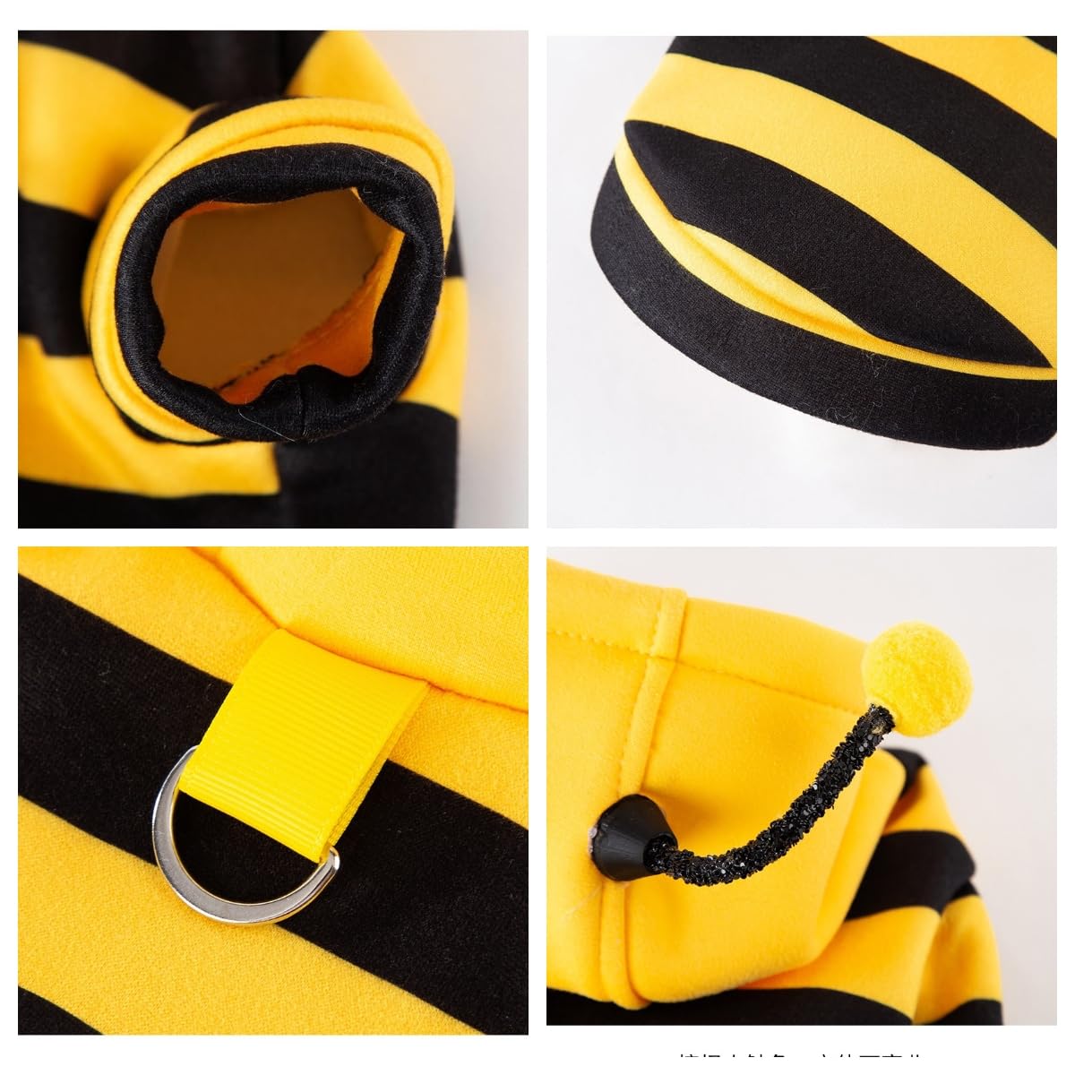 Cute Cat Bee Costume - Pet Halloween Apparel Bumble Bee - Discount Halloween City