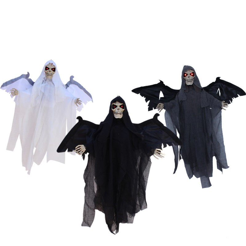 Halloween Big Hanging Ghost Horror Props Skull Decoration - Discount Halloween City