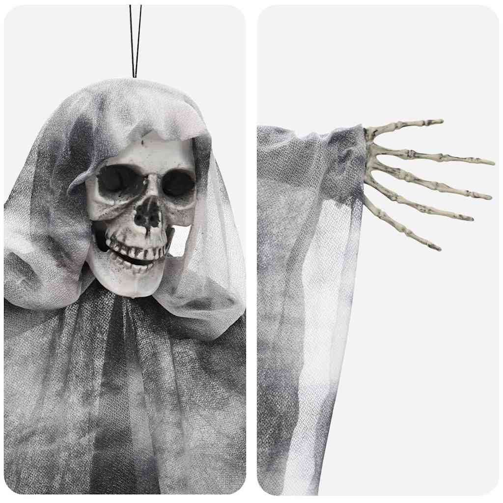 Hanging Halloween Ghost 3 Pcs Multicolor 24 × 38.2 in (61 × 97 cm) - Discount Halloween City