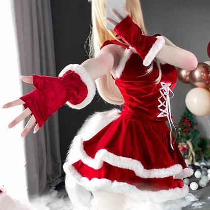 Halloween Costume Maid Uniform Temptation Sexy Little Wild | Hats | Gloves - Costumes