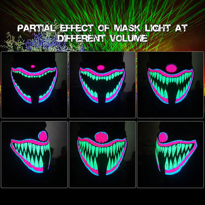 Halloween Glowing Party Mask | Masks - Accessories