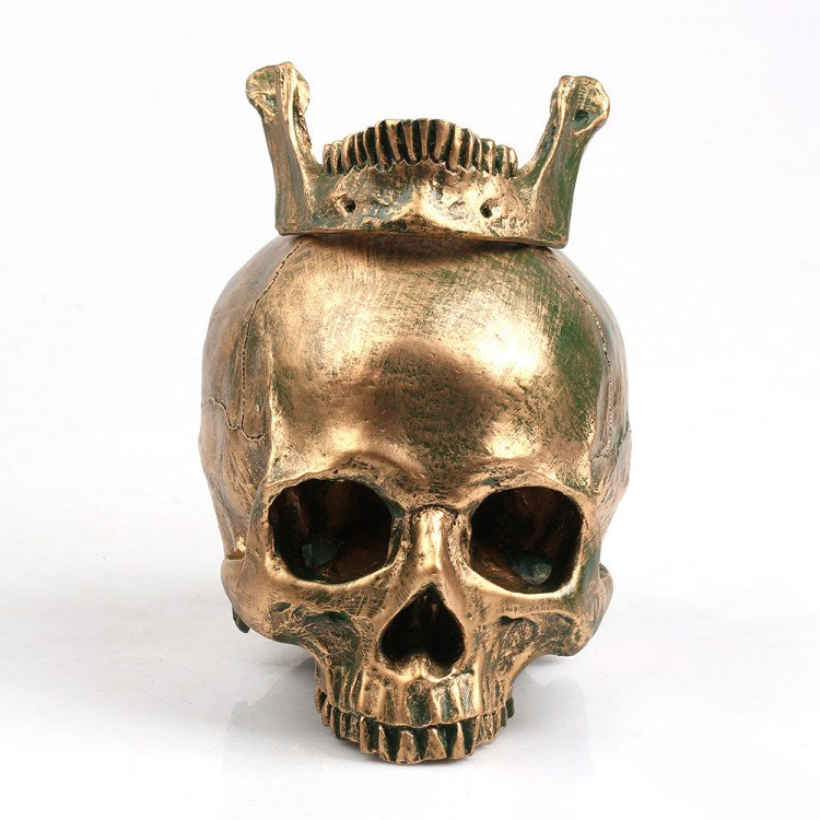Halloween Resin Skull - Discount Halloween City