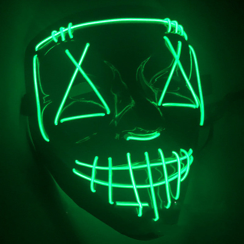 Halloween EL Glowing Mask Ghost Dance Step - Discount Halloween City