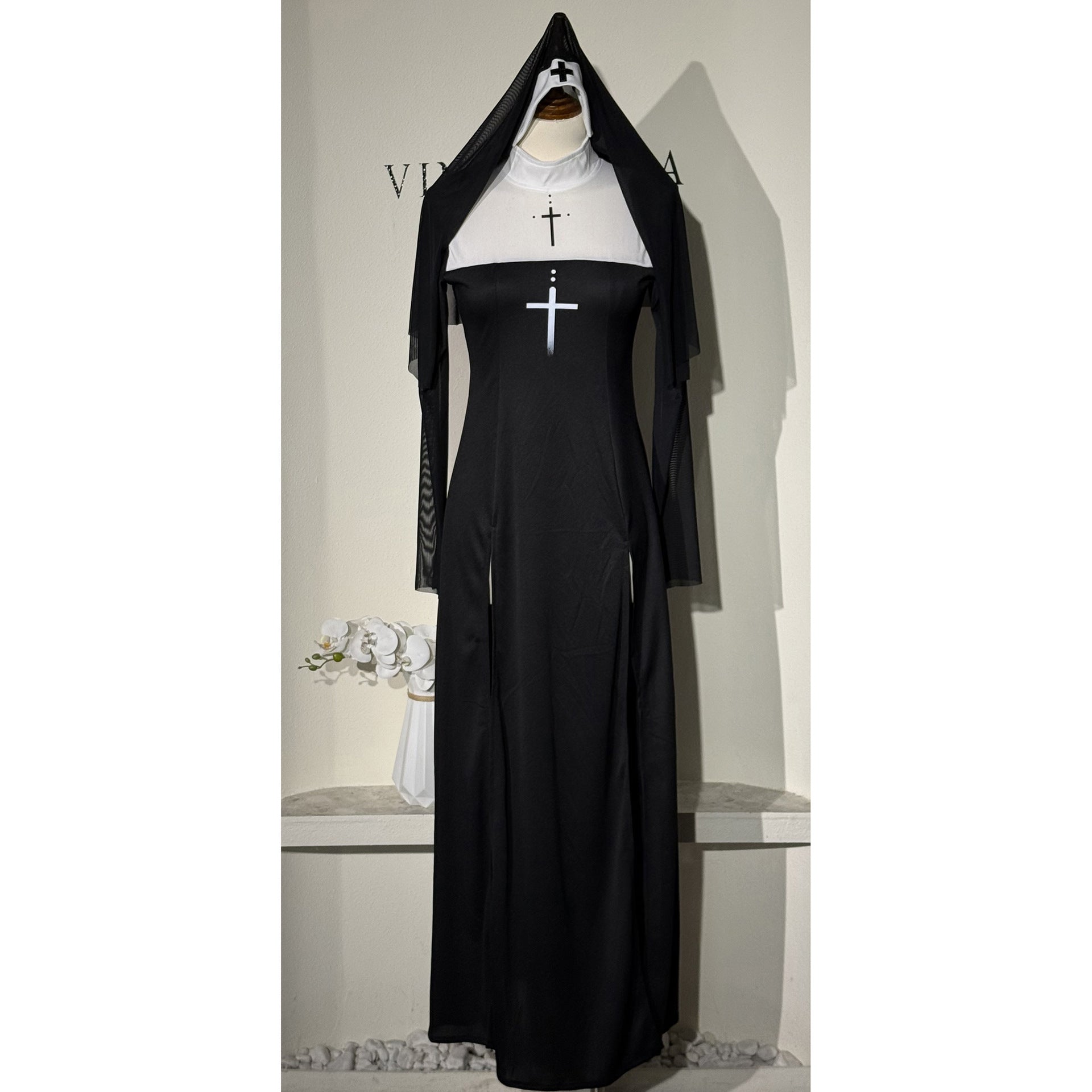 Women's Wear Role Playing Halloween Nun - Discount Halloween City