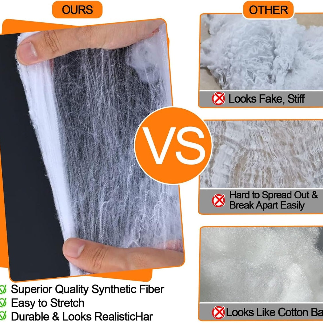 Spider Webs and 50PCS Fake Spiders Super Stretch Cobwebs Party Decorate for Halloween - Discount Halloween City
