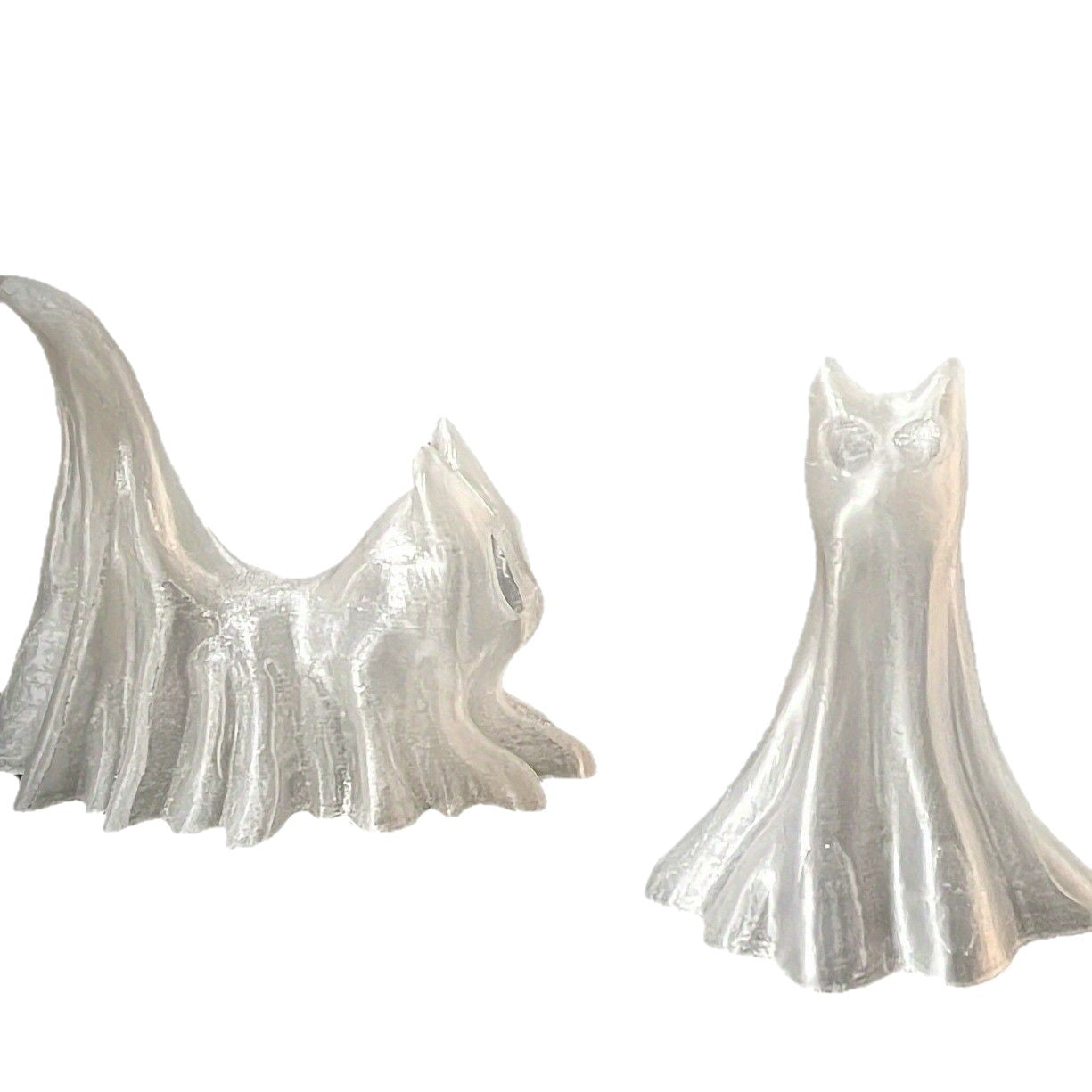 Halloween Ghost Cat Trio Desktop Decoration Ghost Dog - Discount Halloween City