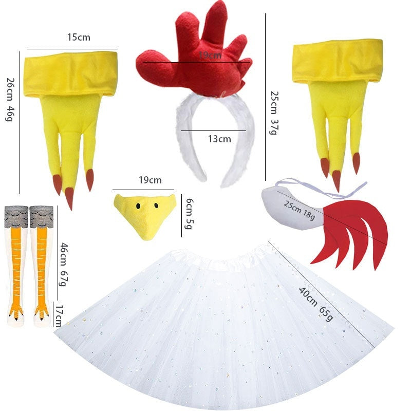 Thanksgiving Turkey Rooster Headband Set - alternate view 3