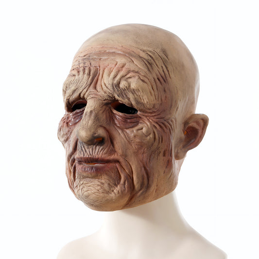 Halloween Horror Old Man Latex Mask Props | Masks | Props & Weapons - Accessories