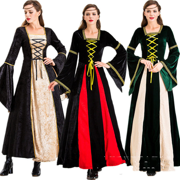 Medieval Retro Irish Velvet Costume