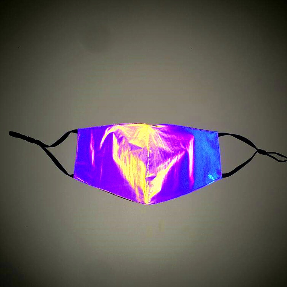 Halloween Christmas Colorful Reflective Mask - Discount Halloween City
