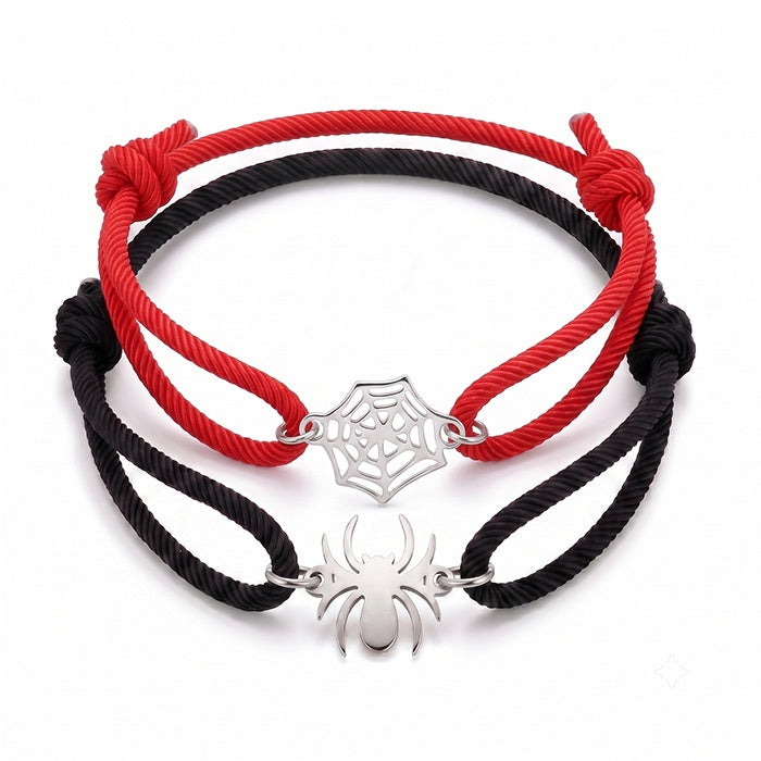 Couples Gothic Bracelet Set for Black White - alternate view 9