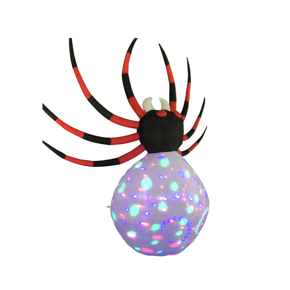 2.4m Spider Inflatable Funny Halloween Decoration - Discount Halloween City