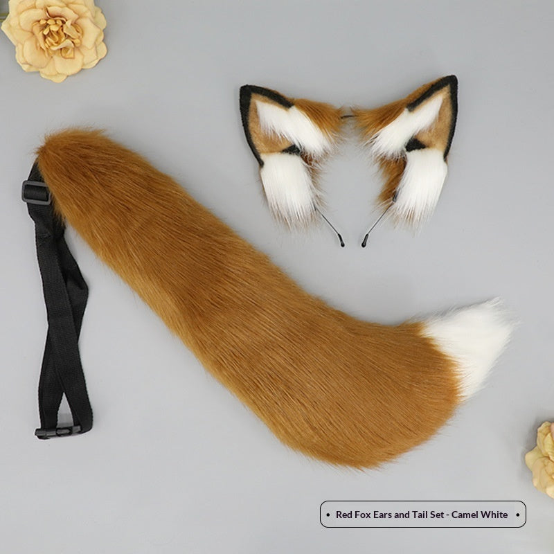 Fox-ear Headband and Fox-tail Set - alternate view 8