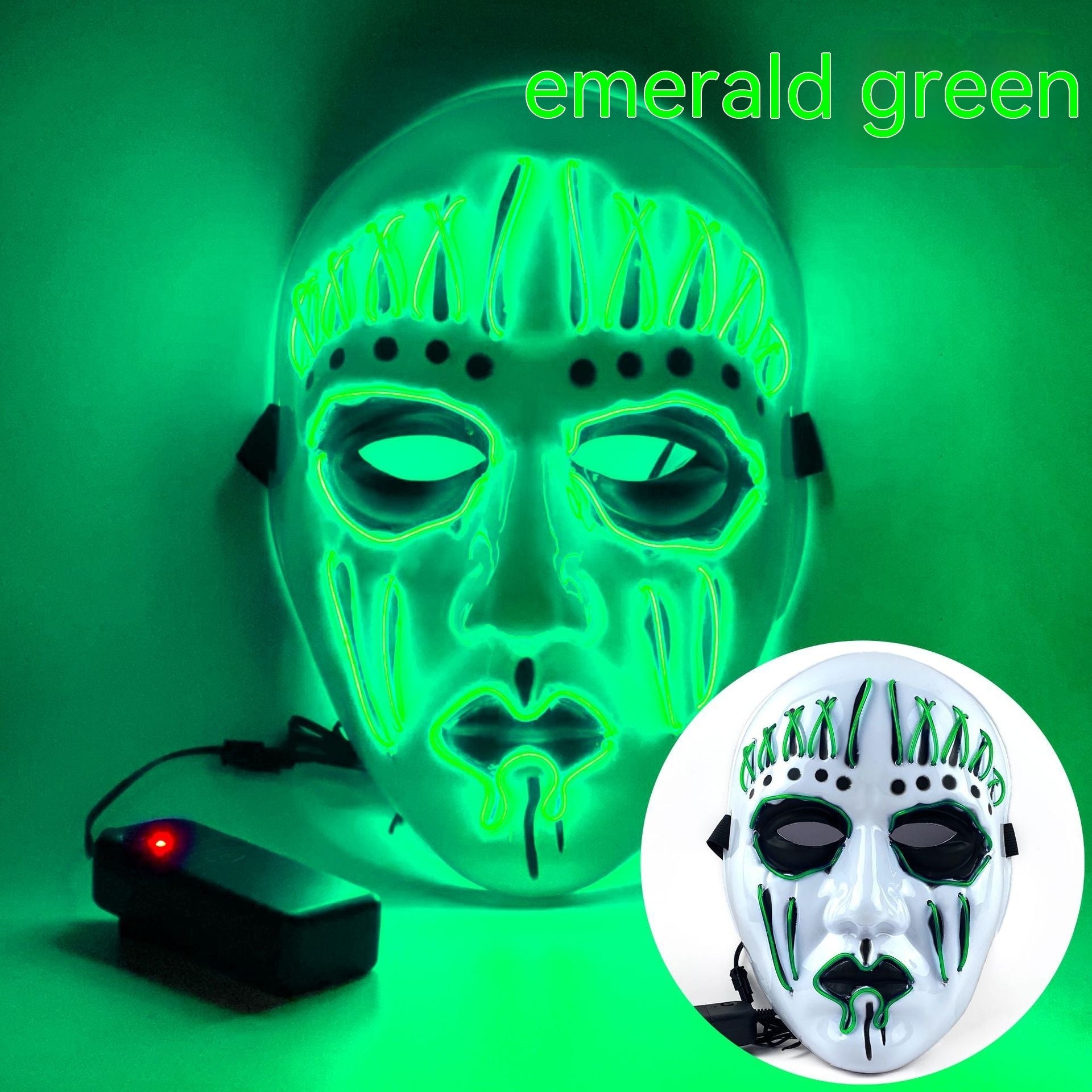 EL Cold Light Mask for Halloween Performance - Discount Halloween City
