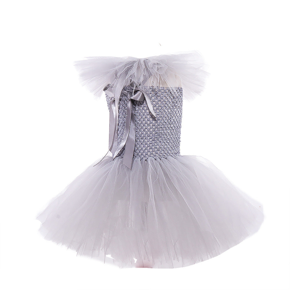 Mesh Princess Dress Set Kids's Halloween Costume - Discount Halloween City