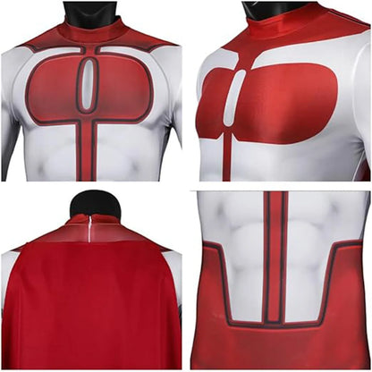 Invincible Omni Man Costume Disguise for Adult Zentai Suit Jumpsuit Nolan Grayson Roleplay - View 6