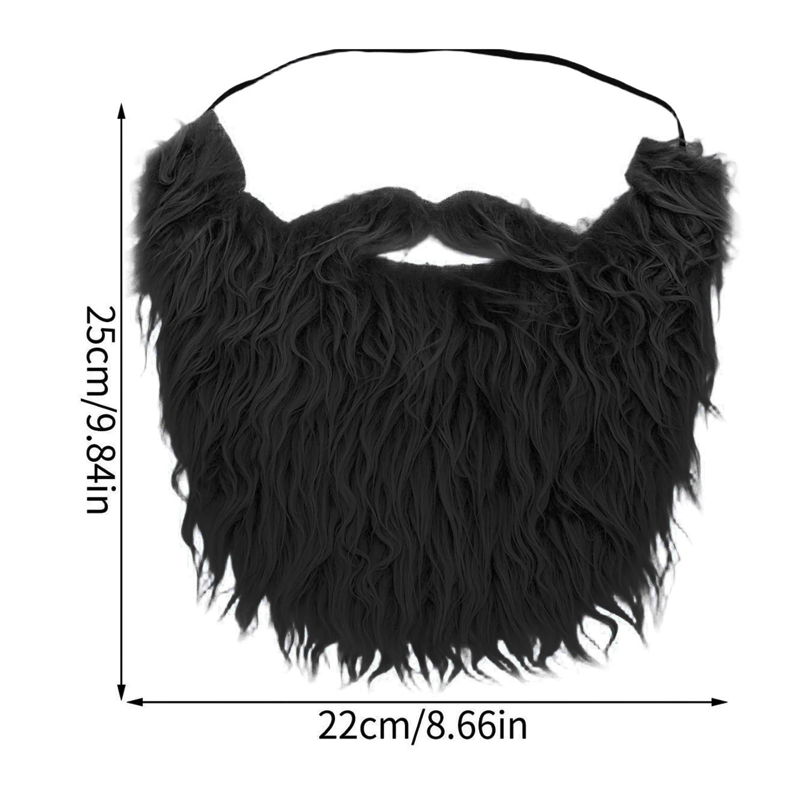 Halloween Fake Beard Adults Funny Professional Costume Accessories for Holiday Festival DIY Makeup - product image 9
