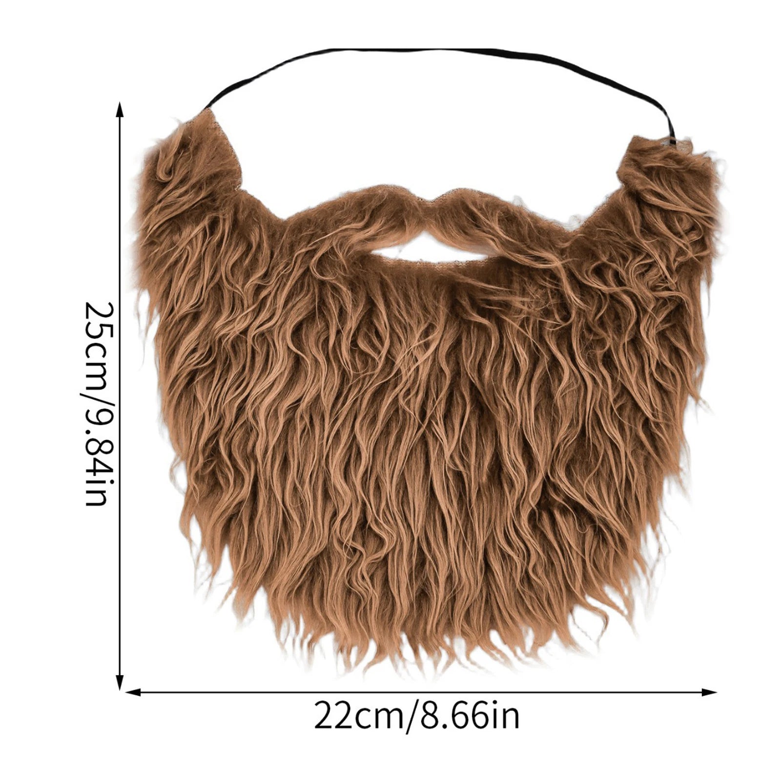 Halloween Fake Beard Adults Funny Professional Costume Accessories for Holiday Festival DIY Makeup - product image 8