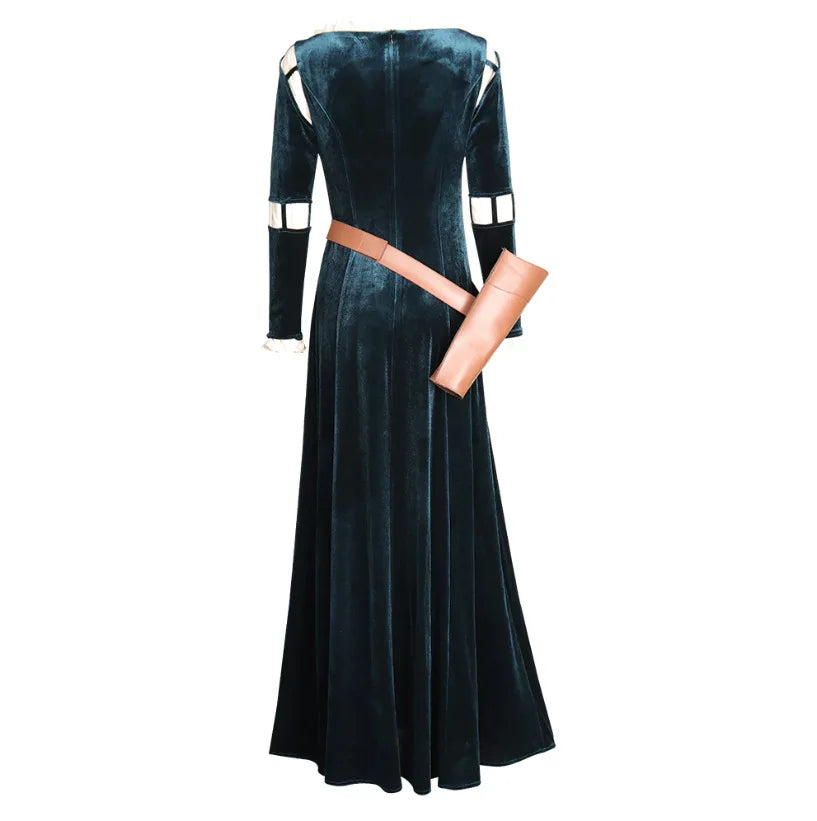 Merida-Inspired Princess Costume for Women | Brave Green Dress