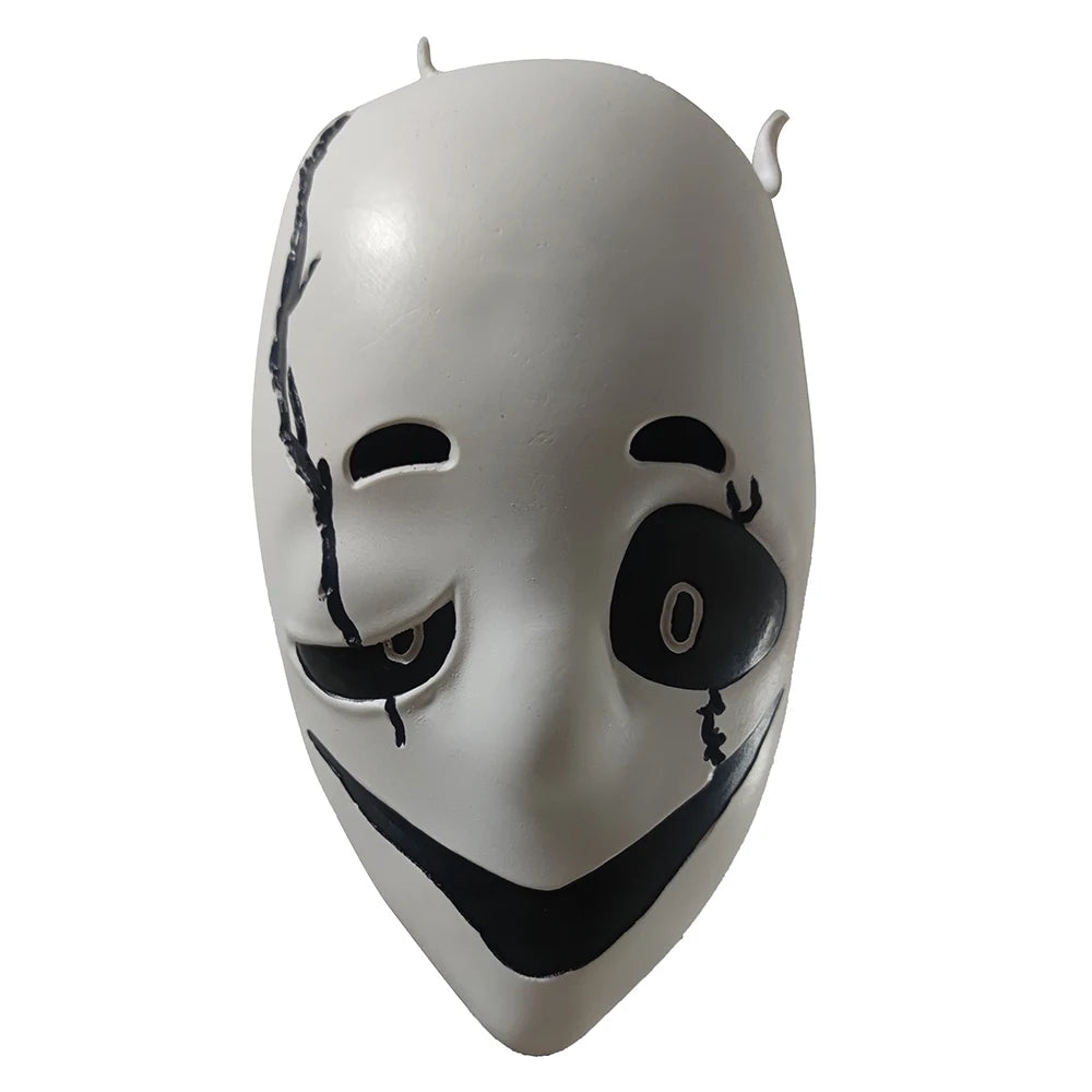 Undertale W.D.Gaster Mask Latex Halloween Cosplay Costume Prop