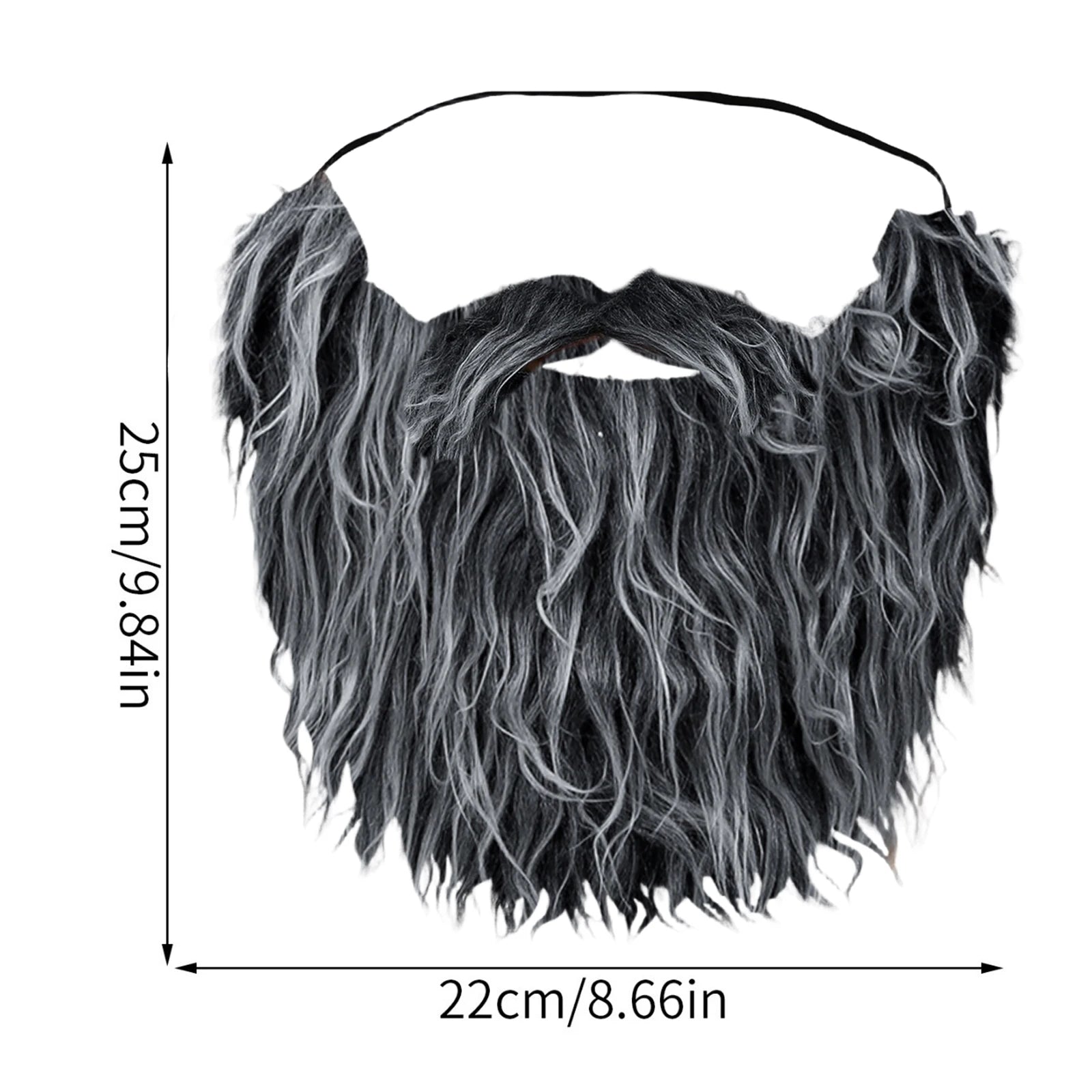 Halloween Fake Beard Adults Funny Professional Costume Accessories for Holiday Festival DIY Makeup - product image 10