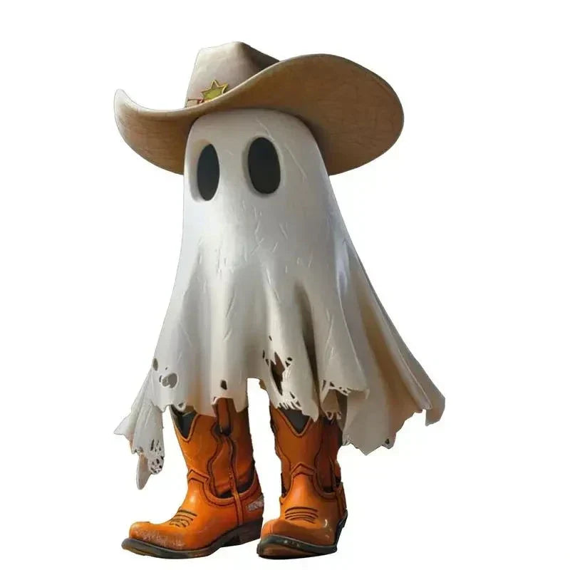 Cute Resin Ghost Figurine