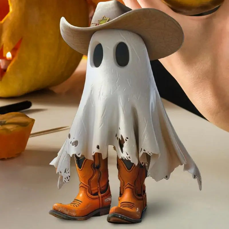 Cute Resin Ghost Figurine