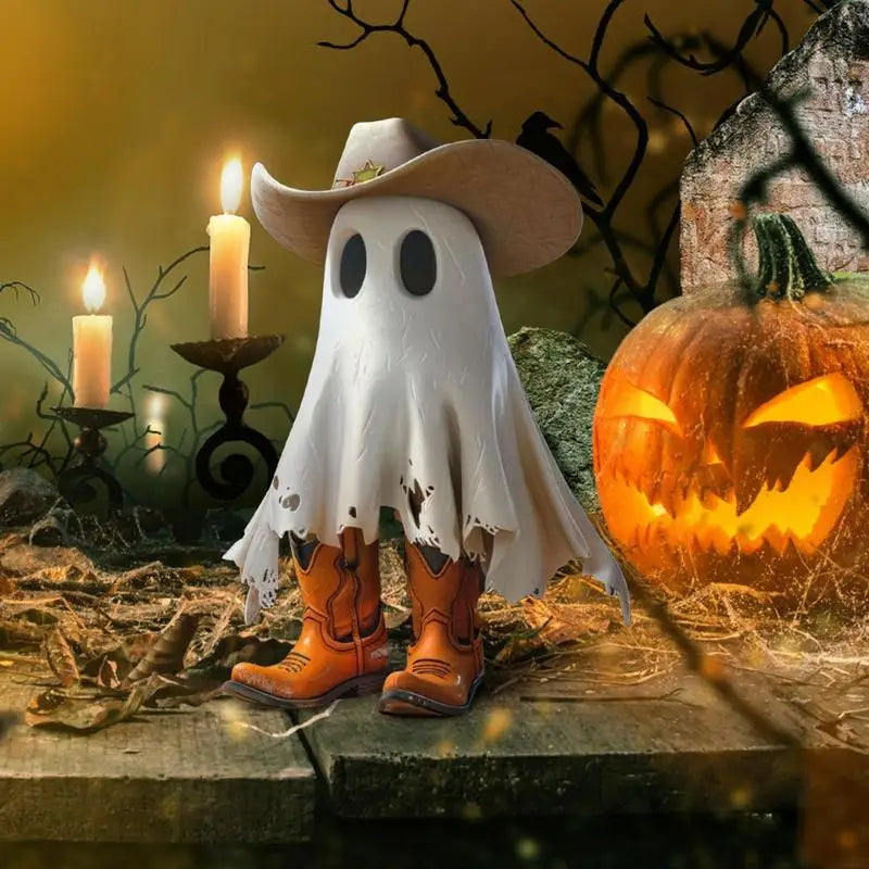 Cute Resin Ghost Figurine