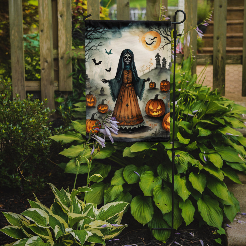 La Llorona Skeleton Spooky Halloween Garden Flag