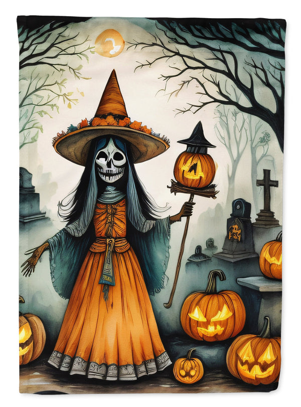 La Llorona Skeleton Spooky Halloween Garden Flag