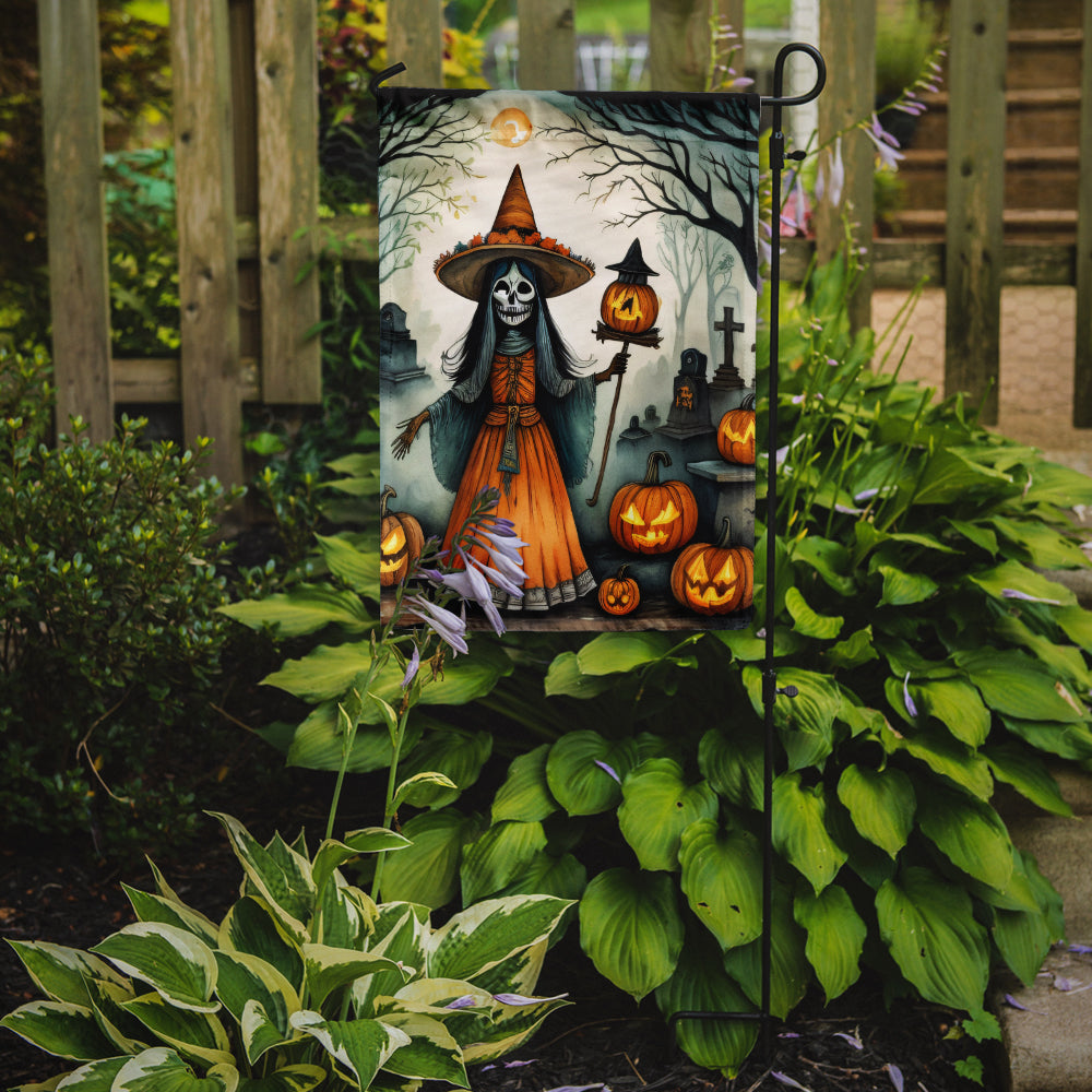 La Llorona Skeleton Spooky Halloween Garden Flag