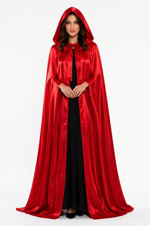 Medieval Hooded Cloak Cape - Wizarding Robe Costume