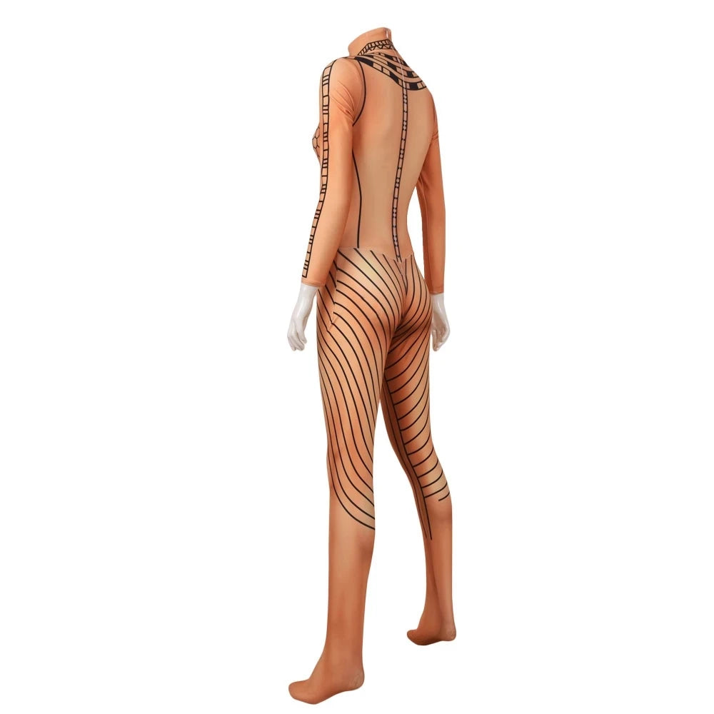 Adults Kids Ancient Mummy Princess-Inspired Costume Superhero Zentai Suit Bodysuit