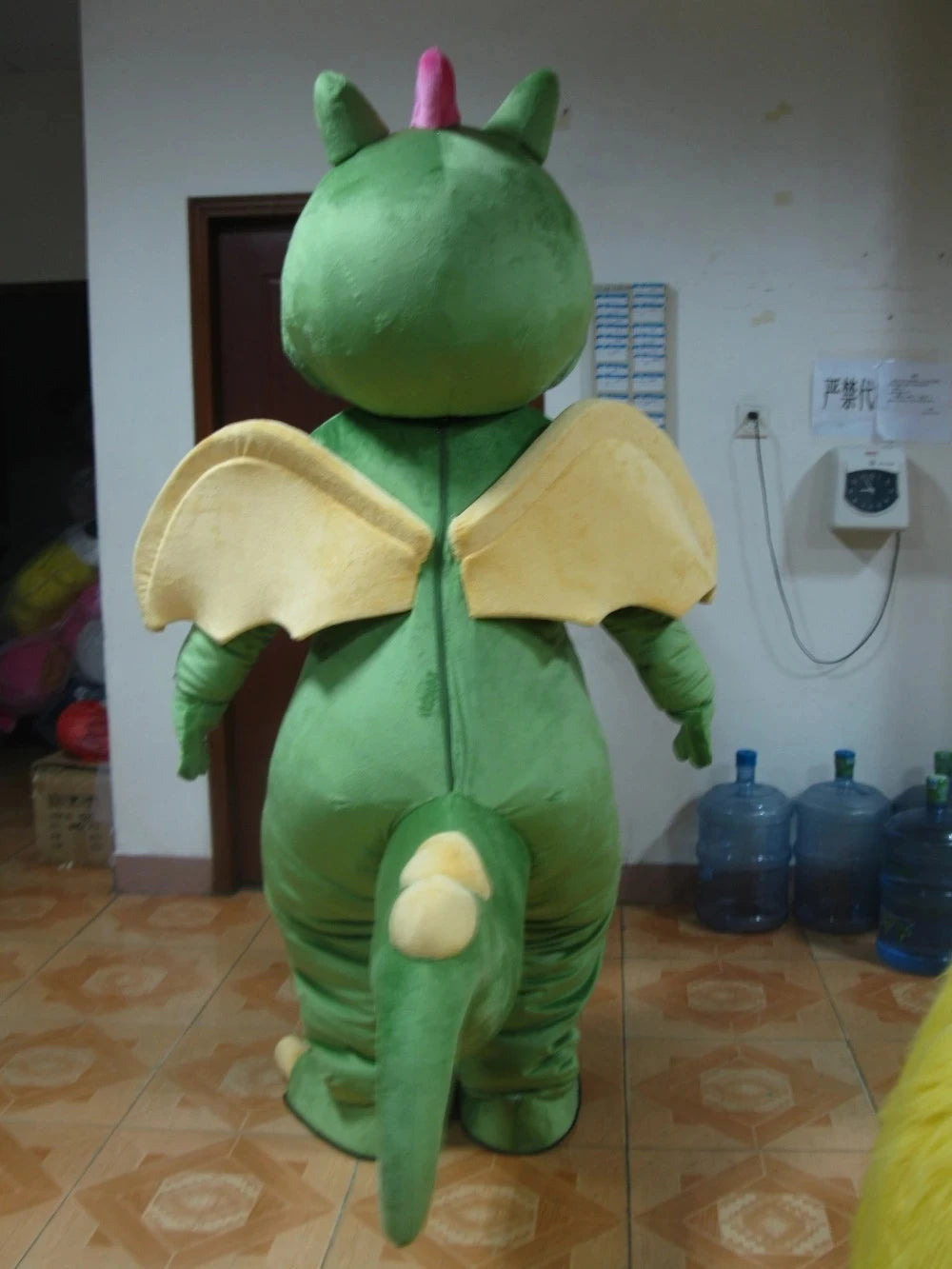 Green Dinosaur Mascot Costume Dragon For Adults Halloween Event - product image 4