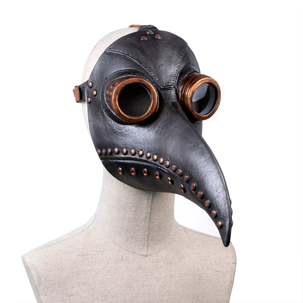 Plague Doctor Long-Beak Steampunk Halloween Mask - product image 3