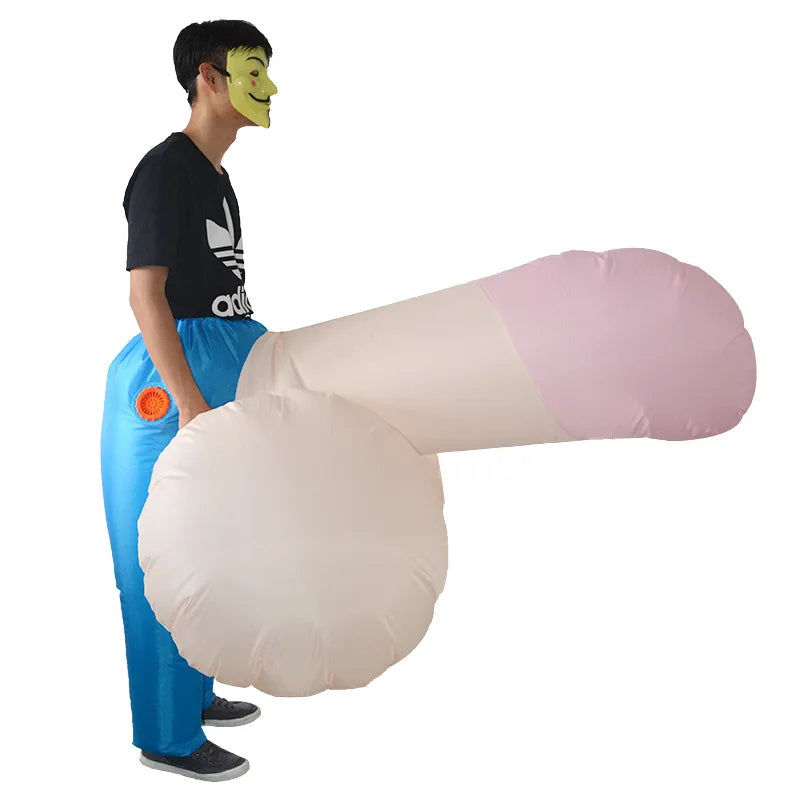 Novedan Adult Cartoon Inflatable Costume – Halloween Party Mascot