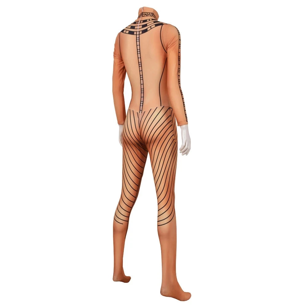 Adults Kids Ancient Mummy Princess-Inspired Costume Superhero Zentai Suit Bodysuit