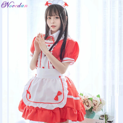 Adult Anime Crossdressing Plus Sissy Maid Uniform Sweet Gothic Costume - alternate view 5