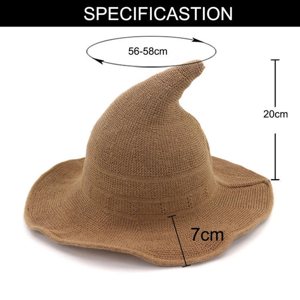 Witch Modern Woolen Lady Made From Sheep Hat - alternate view 6