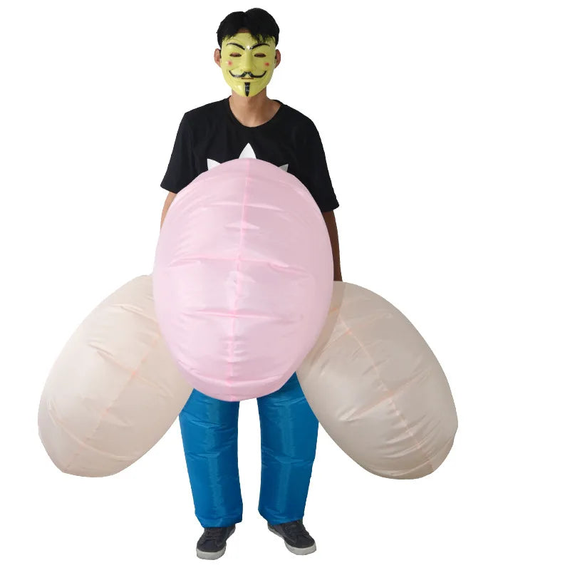 Novedan Adult Cartoon Inflatable Costume – Halloween Party Mascot