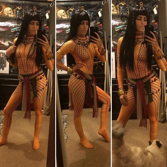 Adults Kids Ancient Mummy Princess-Inspired Costume Superhero Zentai Suit Bodysuit