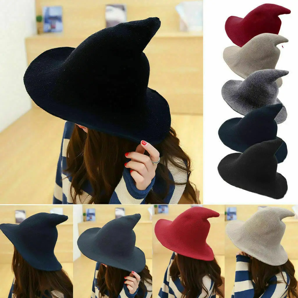 Witch Modern Woolen Lady Made From Sheep Hat - alternate view 2