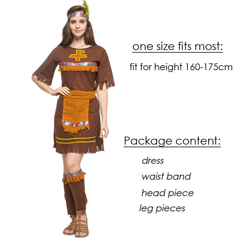 Adult Halloween Cosplay Costumes Indian Primitive Macho Caveman Costume for Men Women Purim Party Mardi Gras - product image 11