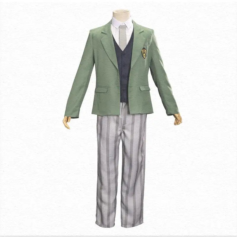 Halloween Costume Props Anime Beastars Costume Deer Louis Suit Suit Shirt Vest Pants Tie - XXL