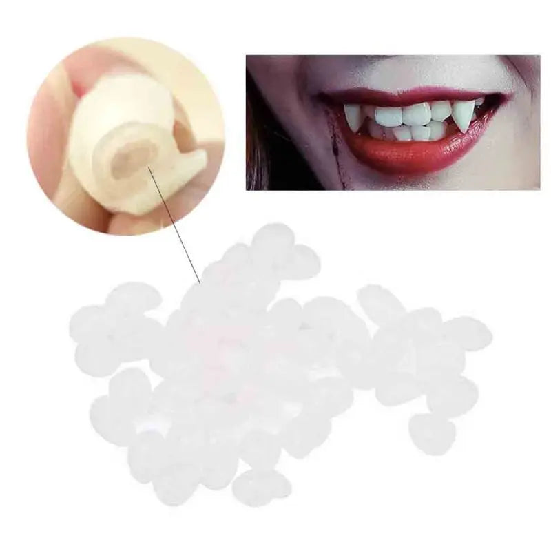 Kids' Vampire Horrific False Teeth Fangs Dentures Photo Props Costume - alternate view 4