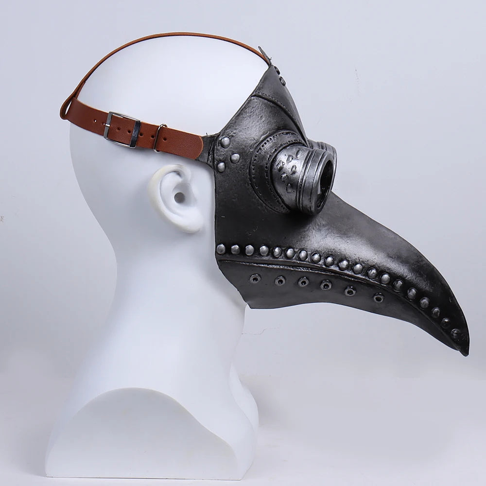Plague Doctor Long-Beak Steampunk Halloween Mask - product image 8