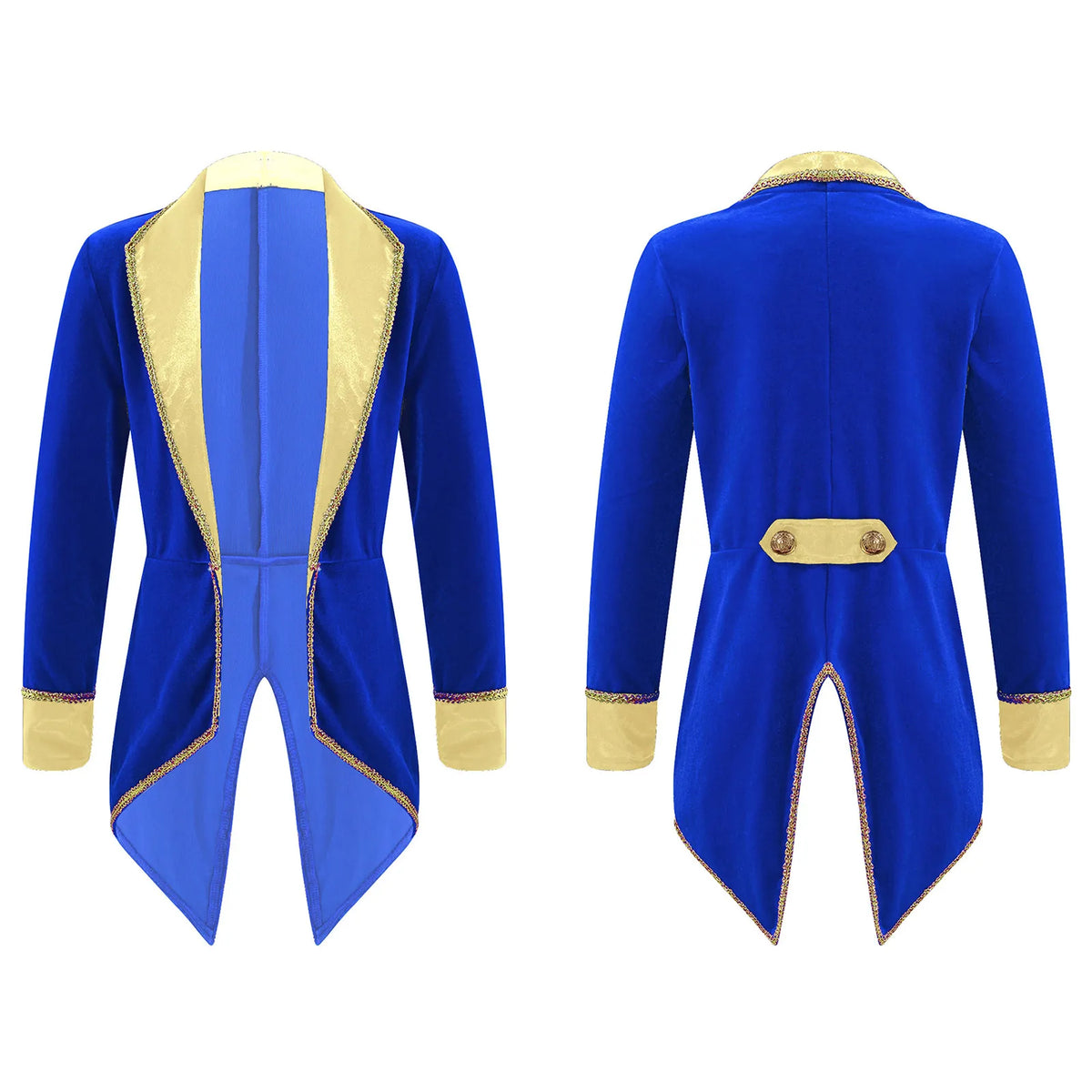 Kids Circus Ringmaster Halloween Costume Tailcoat