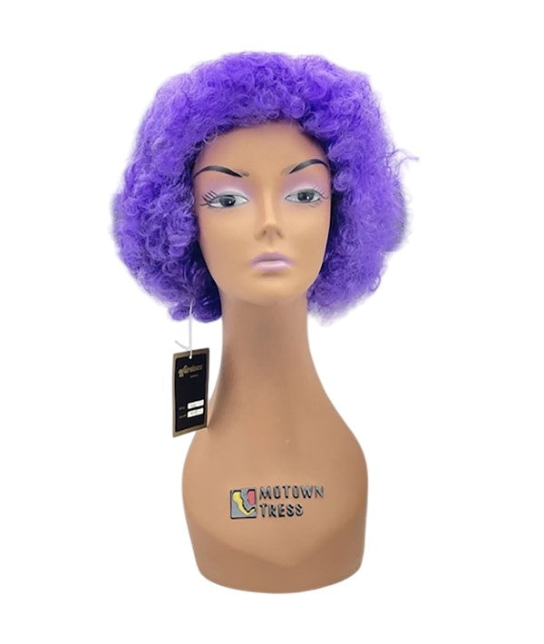 Mauve Afro Halloween Wig