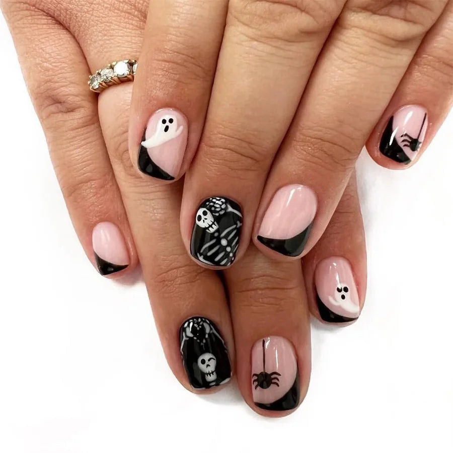 Halloween Pumpkin Press-On Nails